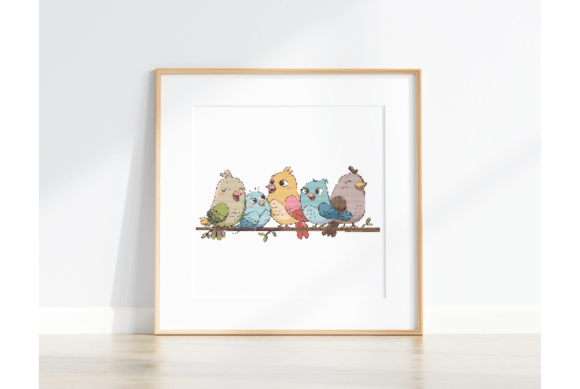 Download Whimsical Bird Cross Stitch Pattern - Cross stitch Collection