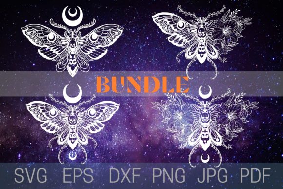 Download Death Moth Mandala Drawing Moon - Mandala drawing Collection