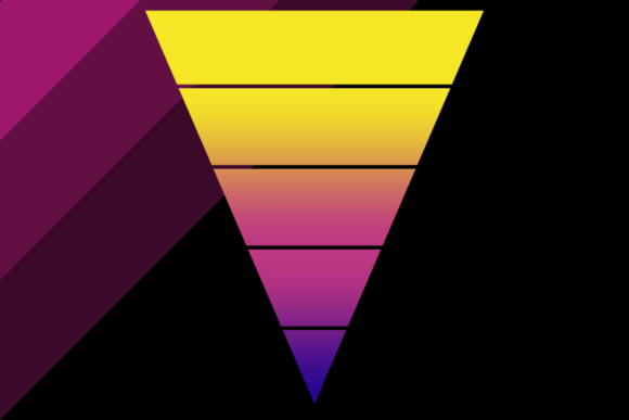 Download Retro Synthwave Triangle Background - Retro Collection