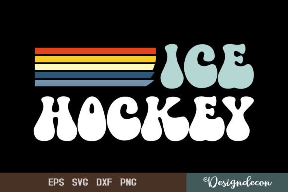Download Ice Hockey Retro Sublimation SVG - Retro Collection