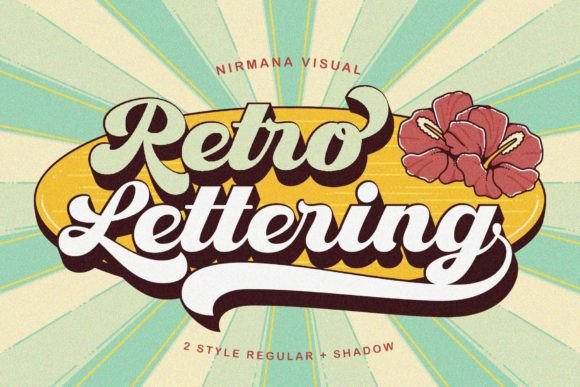 Download Retro Lettering - Retro Collection