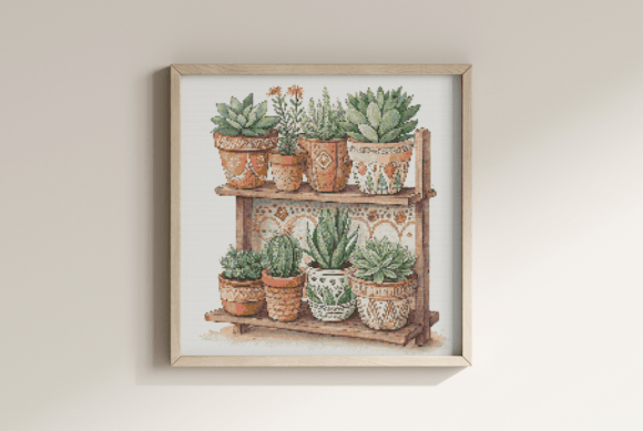 Download Houseplant Cross Stitch Pattern - Cross stitch Collection